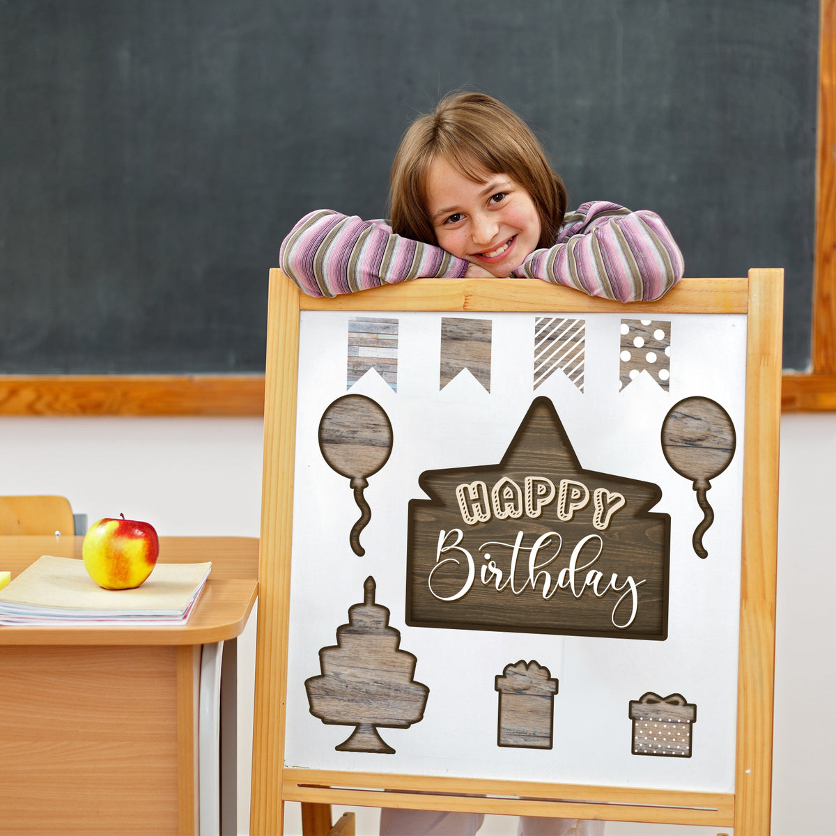 Classroom Birthday Bulletin Board Set Wall Classroom Decoration Cutouts