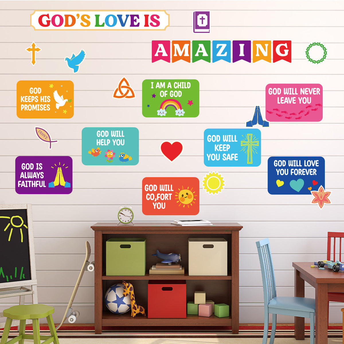 God's Love is Amazing Christian Bulletin Board Set