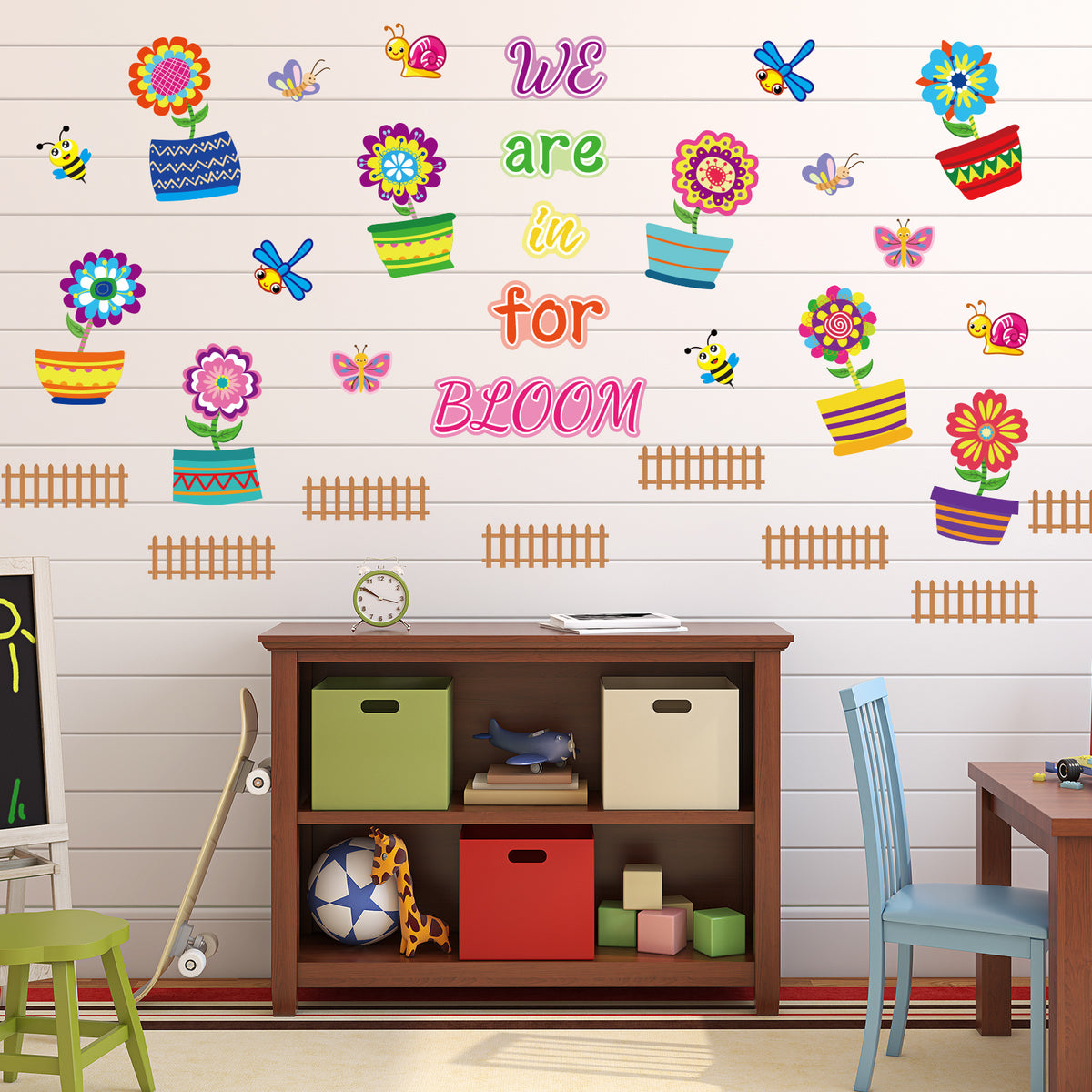 Summer Sunflower Cutouts Colorful Flowers Cut-Outs Bulletin Board Set