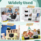 Sleek Black Classroom Table Caddies | Set of 6 Portable Supply Organizers