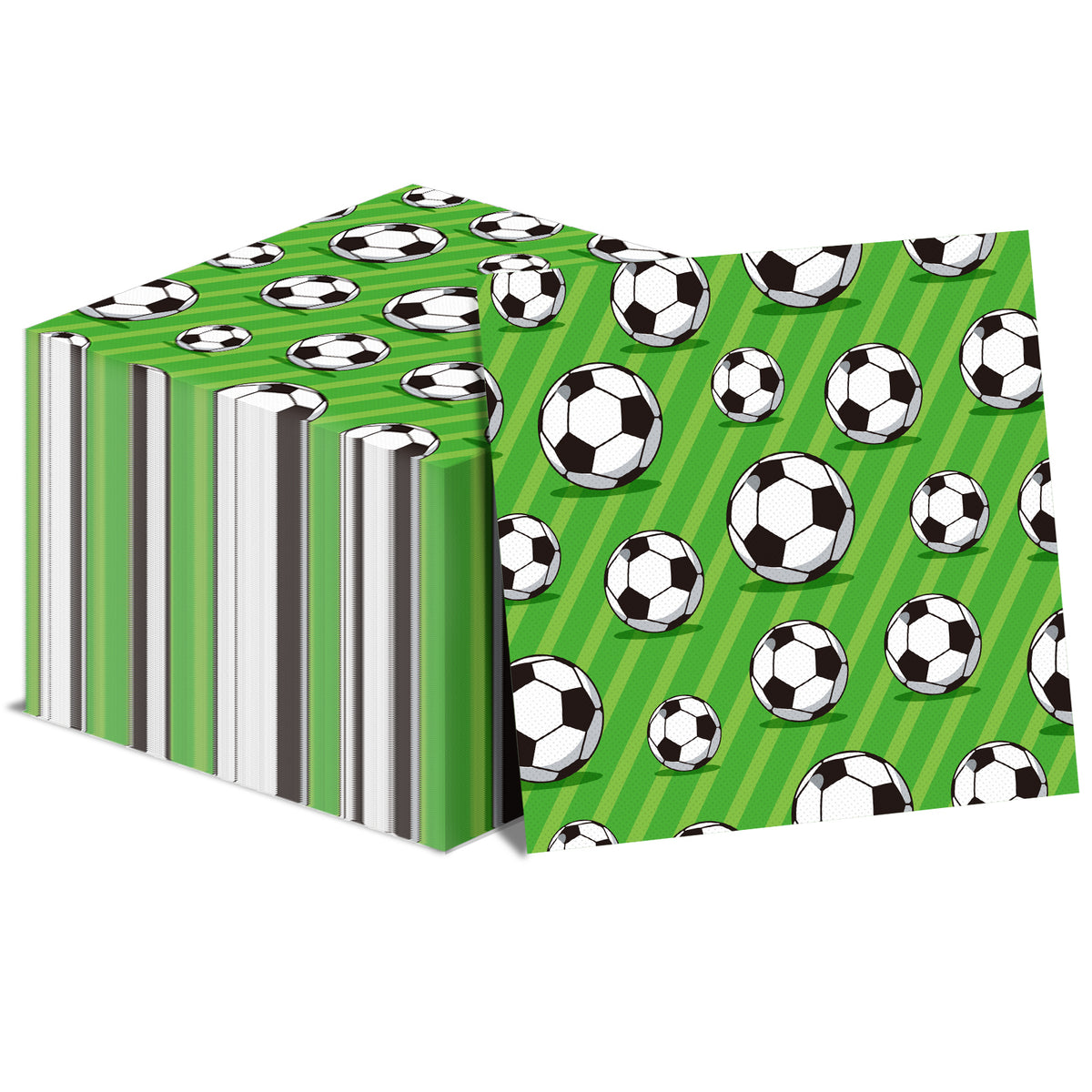 Soccer Napkins - sports or Soccer party Supplies - 50 counts