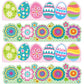 69ft Easter Bulletin Board Borders Easter Egg Spring Flowers Trim Border Paper