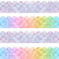 69ft Mermaid Scallops Bulletin Board Borders Ocean Beach Themed Paper Bulletin Trim