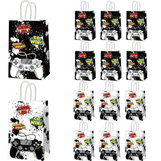12 Pack Video Game Party Favors Treat Bags