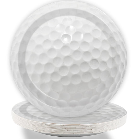 Disposable Golf Party Dessert Plates,Set of 24
