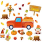 Thanksgiving Autumn Fall Bulletin Board Borders Decorations Pumpkin Patch Cutouts Paper