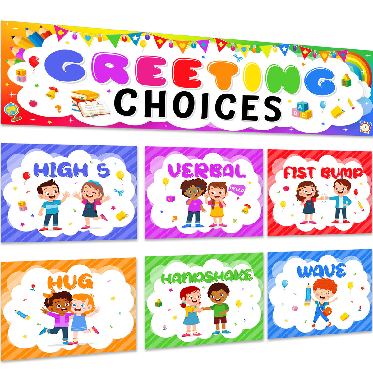 Greeting Choice Classroom Rules Posters