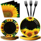 Sunflower Party Tableware set - Summer & Spring Themes