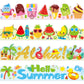 69ft Summer Bulletin Board Borders Summer Beach Hawaii Aloha Paper Bulletin Trim