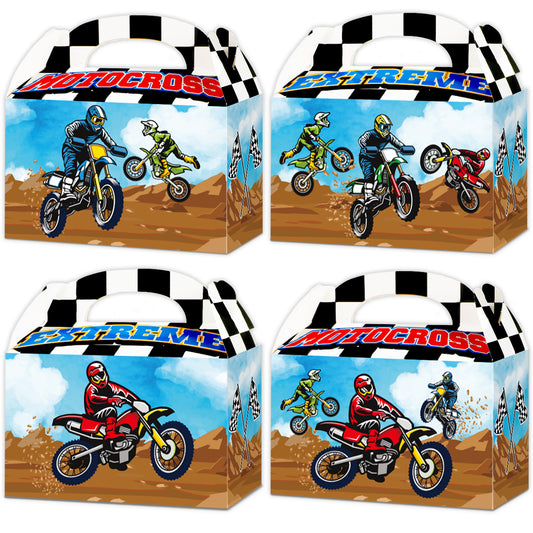 Dirt Bike Party Gift Treat Box - Motocross & Dirt Bike Themes