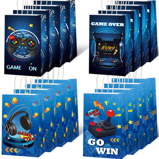 16 Pcs Video Game Party Bags Party Supplies