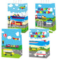 Transportation Party Gift Treat Bags with Handle, 12pieces