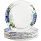 Disposable Hydrangea Party Dessert Plates,Set of 48
