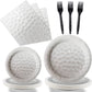 Golf Theme Party Supplies,Plates Napkins Forks Set of 96pcs
