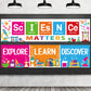 Science Matter Banners for Teachers Students Classroom Decorations -2 pack