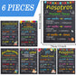 6 Pieces Spanish Verb Conjugation Posters Spanish Grammar Educational Posters