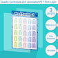 12 Pieces English Phonics Language Posters for Kindergarten Toddlers and Primary School