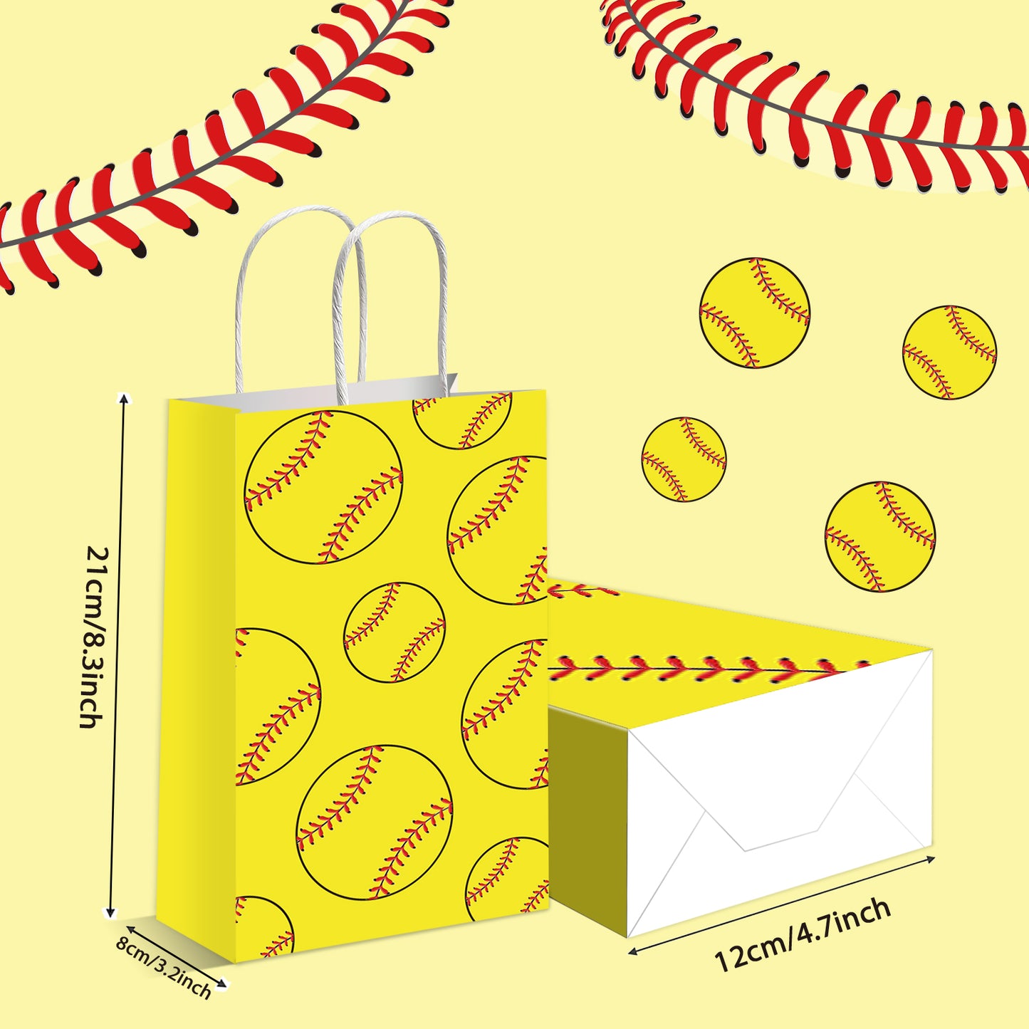 Gift Treat Bags - Softball & Sports Themes
