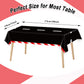 3 Pcs Racing Car Tablecloth Black Racetrack Party Tablecover