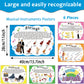 Musical Instruments Bulletin Board Set Orchestra Posters for Classroom Decorations