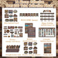 Classroom Environment Decor Set Industrial Chic Bulletin Board Decorations