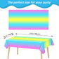 Ombre Party Plastic Tablecloth,Set of 3