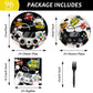 96 Pcs Video Game Party Tableware Set Paper Plate Napkin Fork 24 Guests