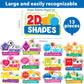 13 Pieces Shape Bulletin Board Set Shapes Education Posters