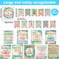 21 Pieces Bienvenidos Inspirational Spanish Posters Spanish Classroom Decorations