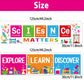 Science Matter Banners for Teachers Students Classroom Decorations -2 pack