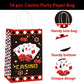 16 Pcs Casino Party Candy Favor Bags Supplies Decorations