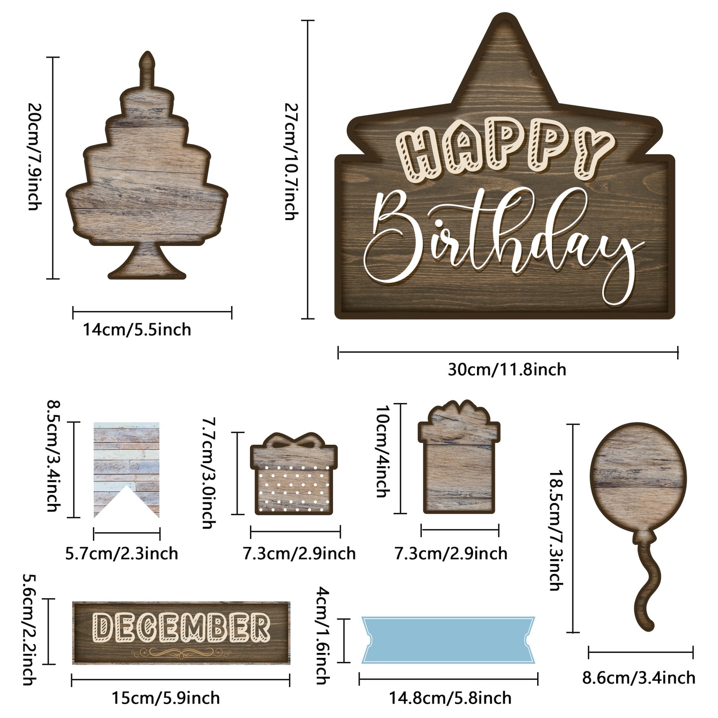 Classroom Birthday Bulletin Board Set Wall Classroom Decoration Cutouts
