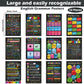 12 Pieces English Grammar Posters Educational Literary Wall Signs,16 x 11 Inch