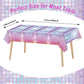 3 Pcs Disco Tablecloth 70s 80s Party Supplies