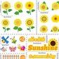 Summer Sunflower Cutouts Flowers Cut-Outs Bulletin Board Set