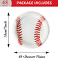 Disposable Baseball Party Dessert Plates,Set of 48