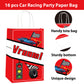 16 Pcs Racing Car Party Supplies Bags