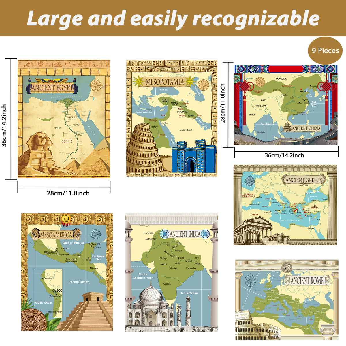 Ancient Civilizations Poster Social Studies Classroom Learning Materials