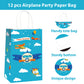 12Pcs Airplane Party Candy Favor Bags Supplies Decorations