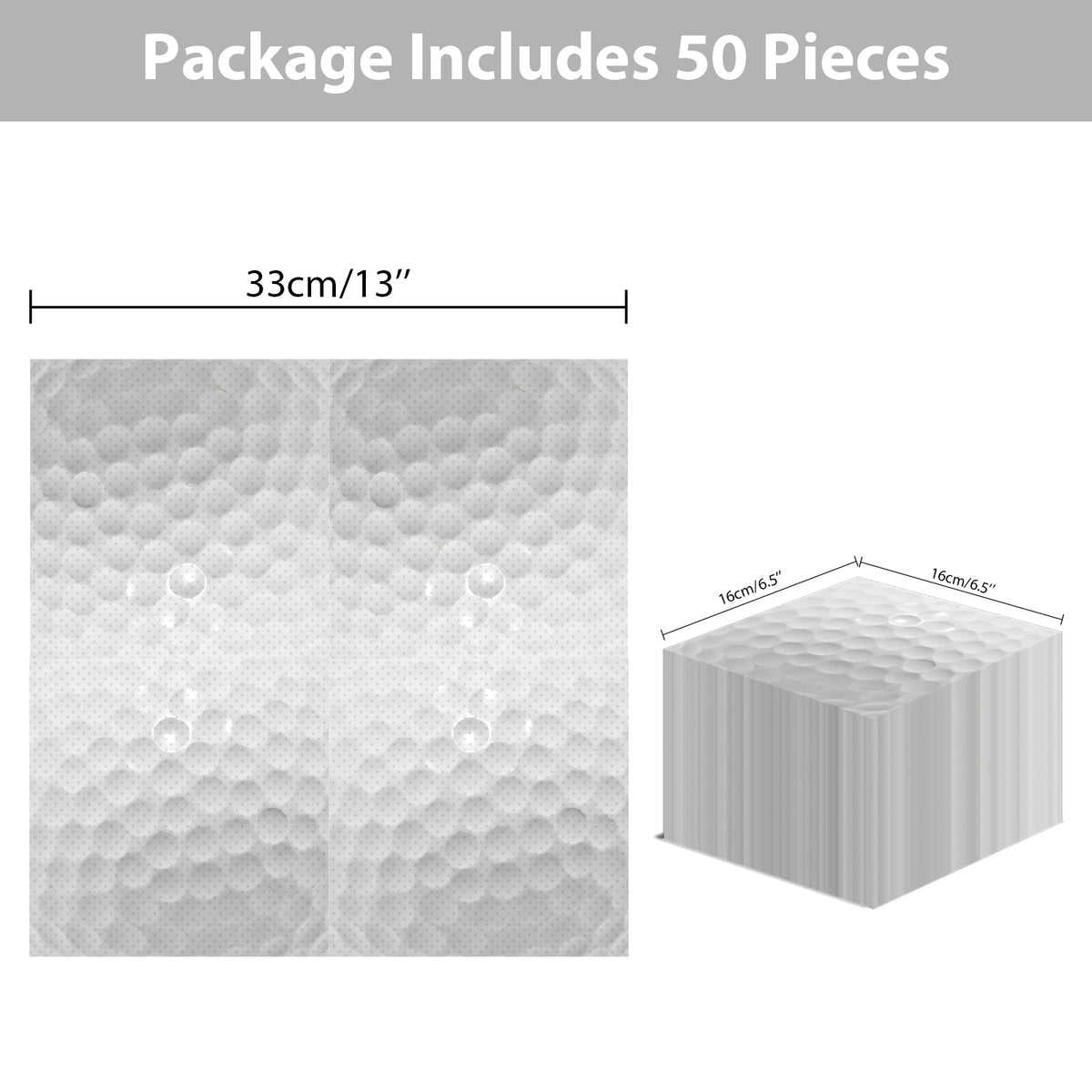 Disposable Golf Theme Party Napkins,Set of 50 Counts