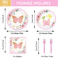 Butterfly Party Tableware set - Summer & Spring Themes