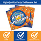 Dart War Theme Party Supplies,Plates Napkins Forks Set of 96pcs