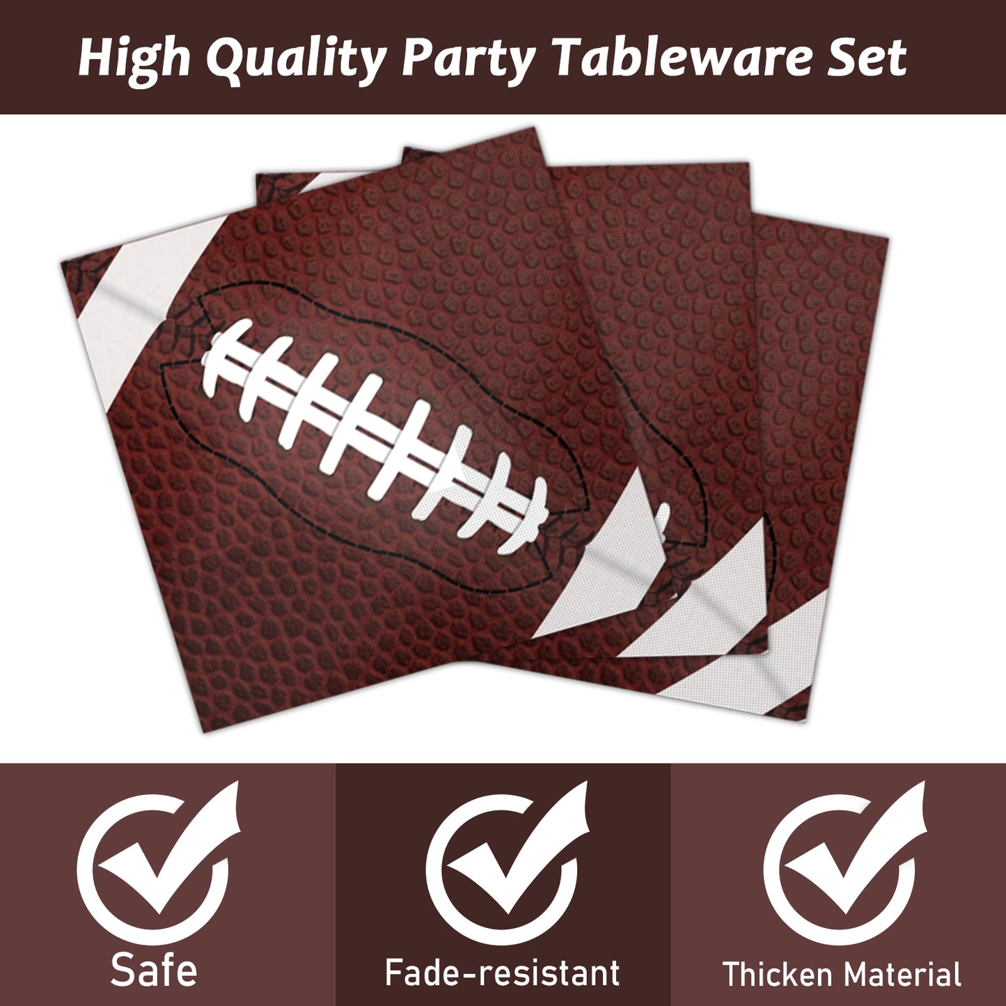 Football party Supplies - sports & football Themes