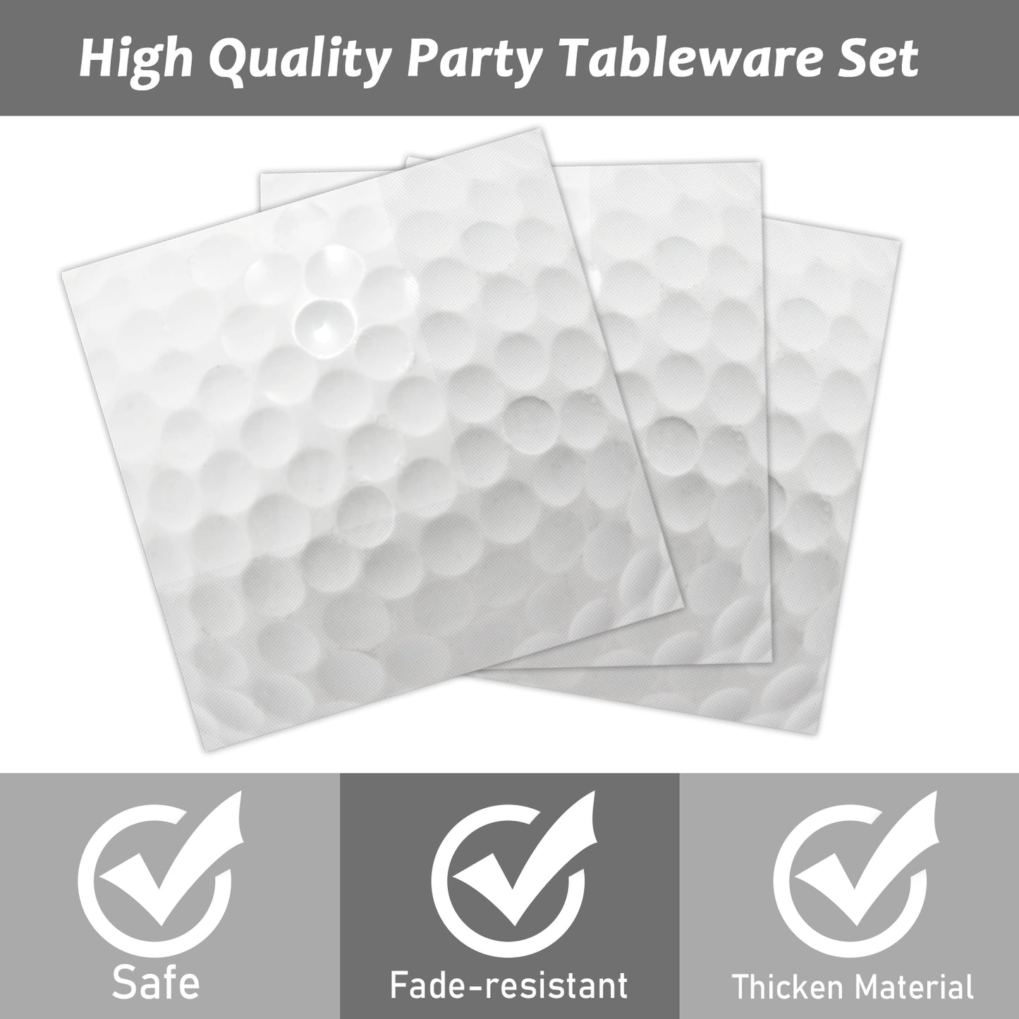 Golf Theme Party Supplies,Plates Napkins Forks Set of 96pcs