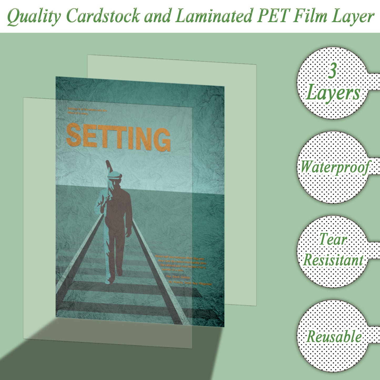 9 Pieces Elements of Novel Posters Literature Art Prints English Language Posters