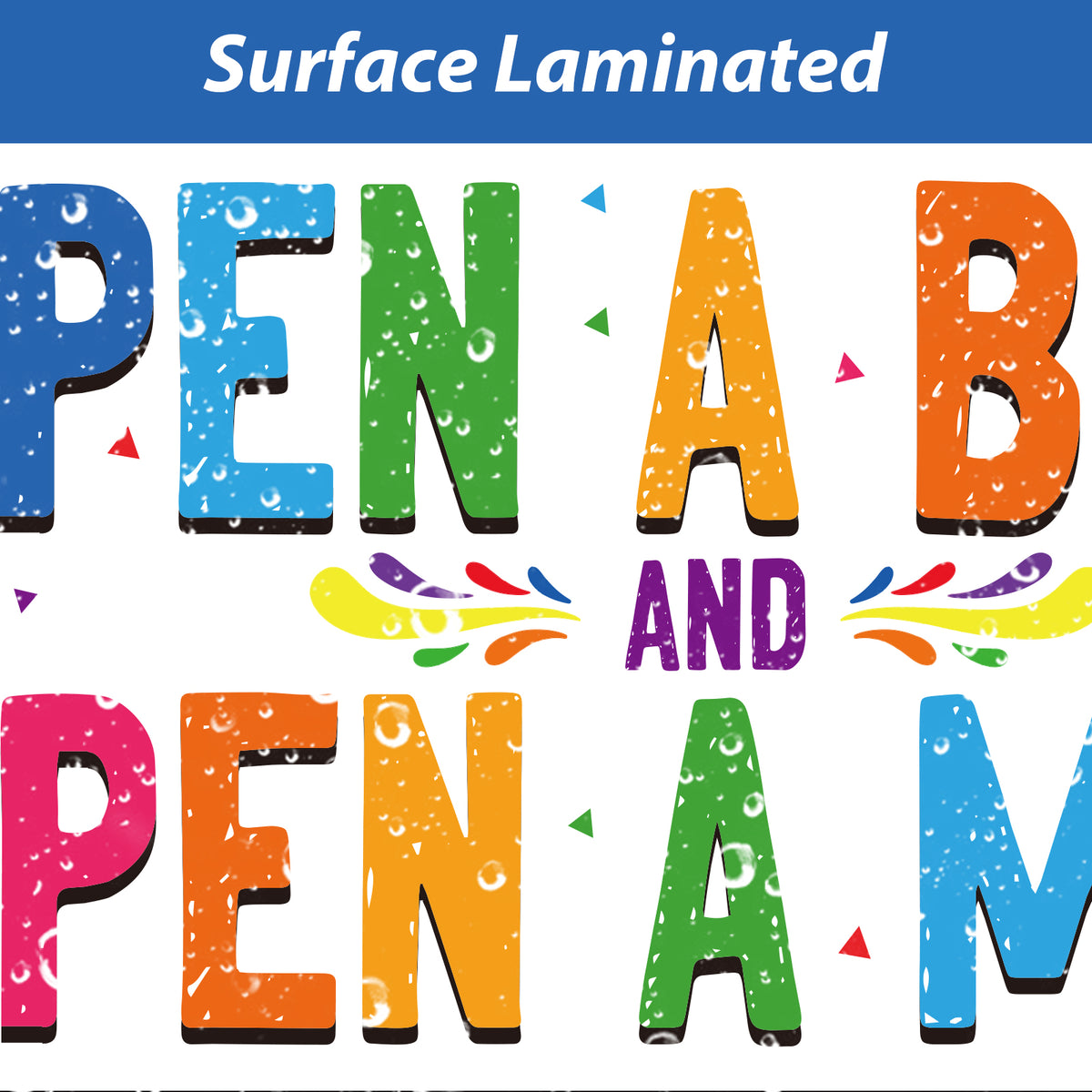 Classroom Decorations Reading Banner Open a Book & Open a Mind