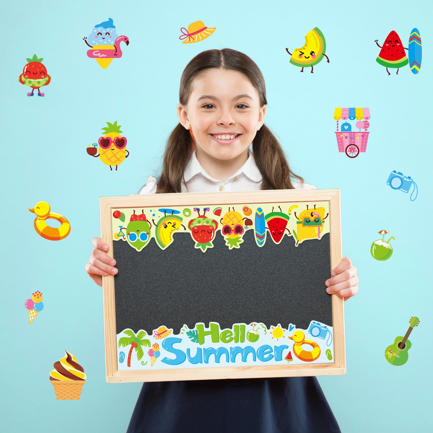 69ft Summer Bulletin Board Borders Summer Beach Hawaii Aloha Paper Bulletin Trim
