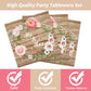 96 Pieces Mr. & Mrs. Tableware Set Bridal Shower Wedding Paper Plates Napkins Forks for 24 Guests