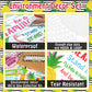 Tropical Summer Classroom Decor Hawaii Pineapple Flamingo Bulletin Board and Wall Decorations