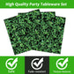 Green Leaves Theme Party Supplies,Plates Napkins Forks Set of 96pcs